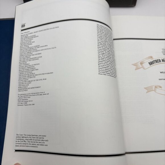 The Civil War Time-Life Book Lot Brother Against Brother & Gettysburg Hardcover - Picture 8 of 16